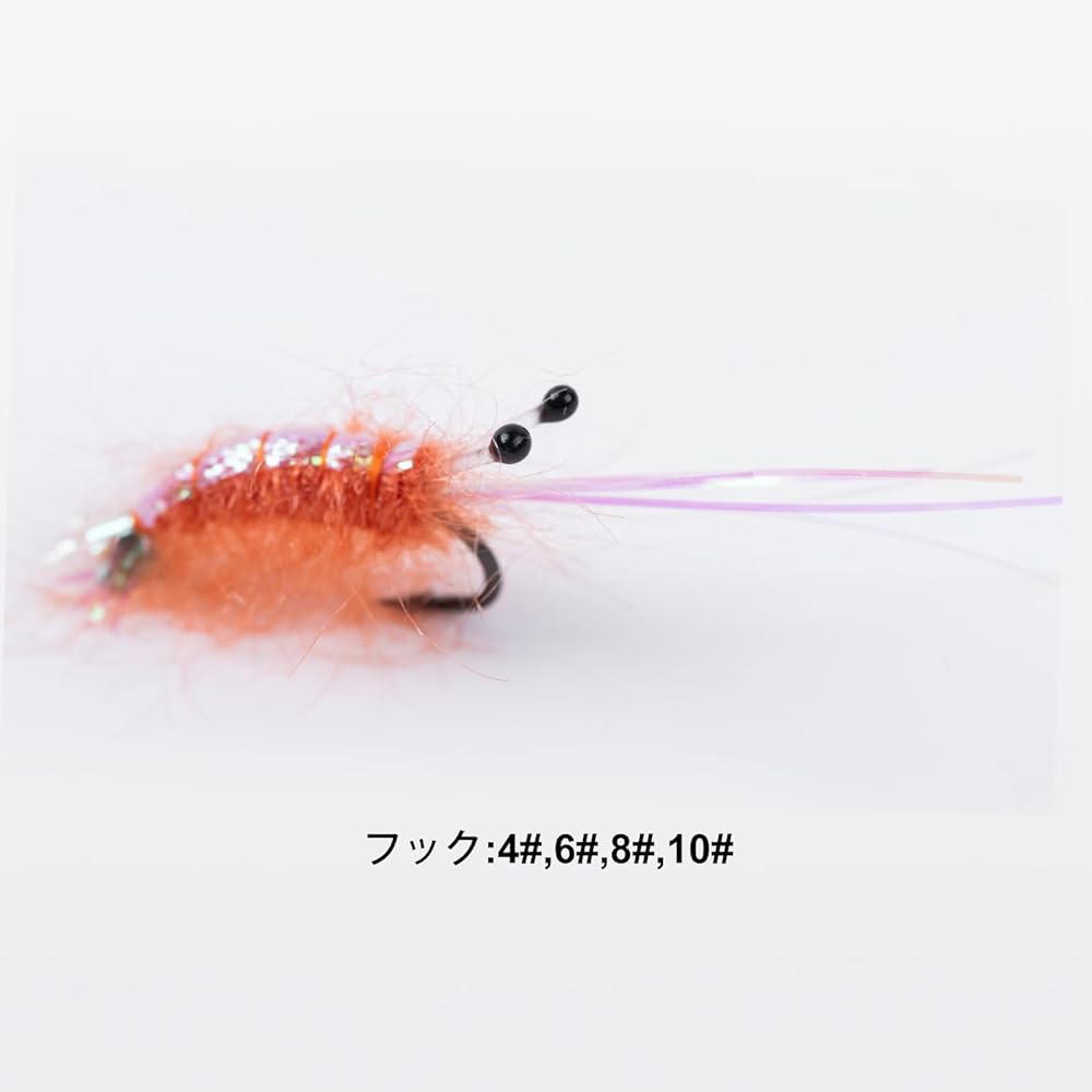 Goture dry fly, complete fly, 8 pieces, fly fishing fly, mountain stream, tenkara, trout fishing fly set, handmade lure set that can be used in both saltwater and freshwater