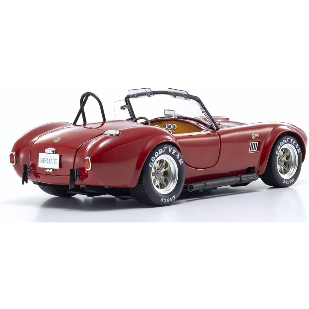 Kyosho Original 1/18 Shelby Cobra 427 S/C FAM Red Finished Product KS08047R