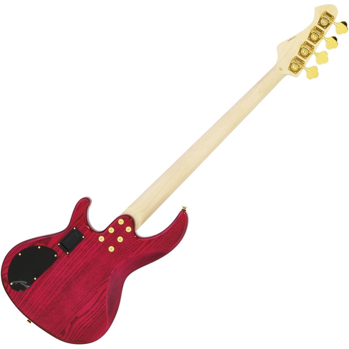 AriaProII electric bass RSB-42AR SPK see-through pink ash body 3-piece maple neck rose fingerboard soft case included