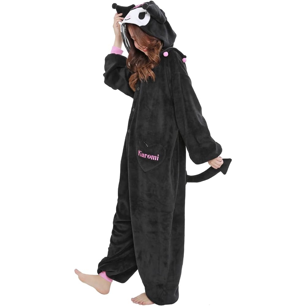 SAZAC Character Fleece Kigurumi Free Size Sanrio Kuromi