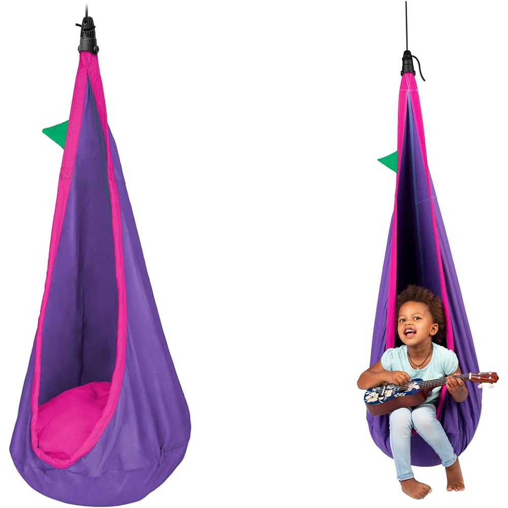 LA SIESTA Kids Hanging Chair Hanging Nest Joki (Organic Cotton) (Lilly JCD70-77)