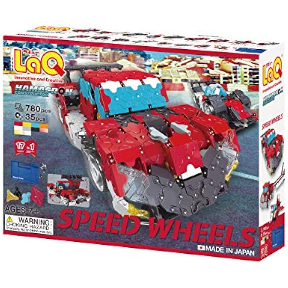 LaQ Hamacron Constructor Speed Wheels & LaQ Hamacron Constructor Monster Truck [Set Purchase]