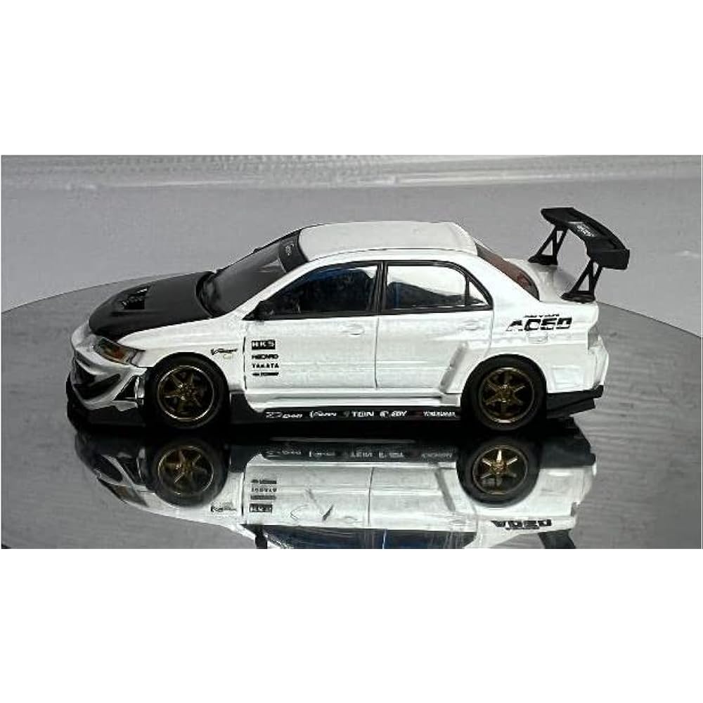 PEAKO 64 1/64 Mitsubishi Lancer Evolution IX VARIS White Finished Product PE64600