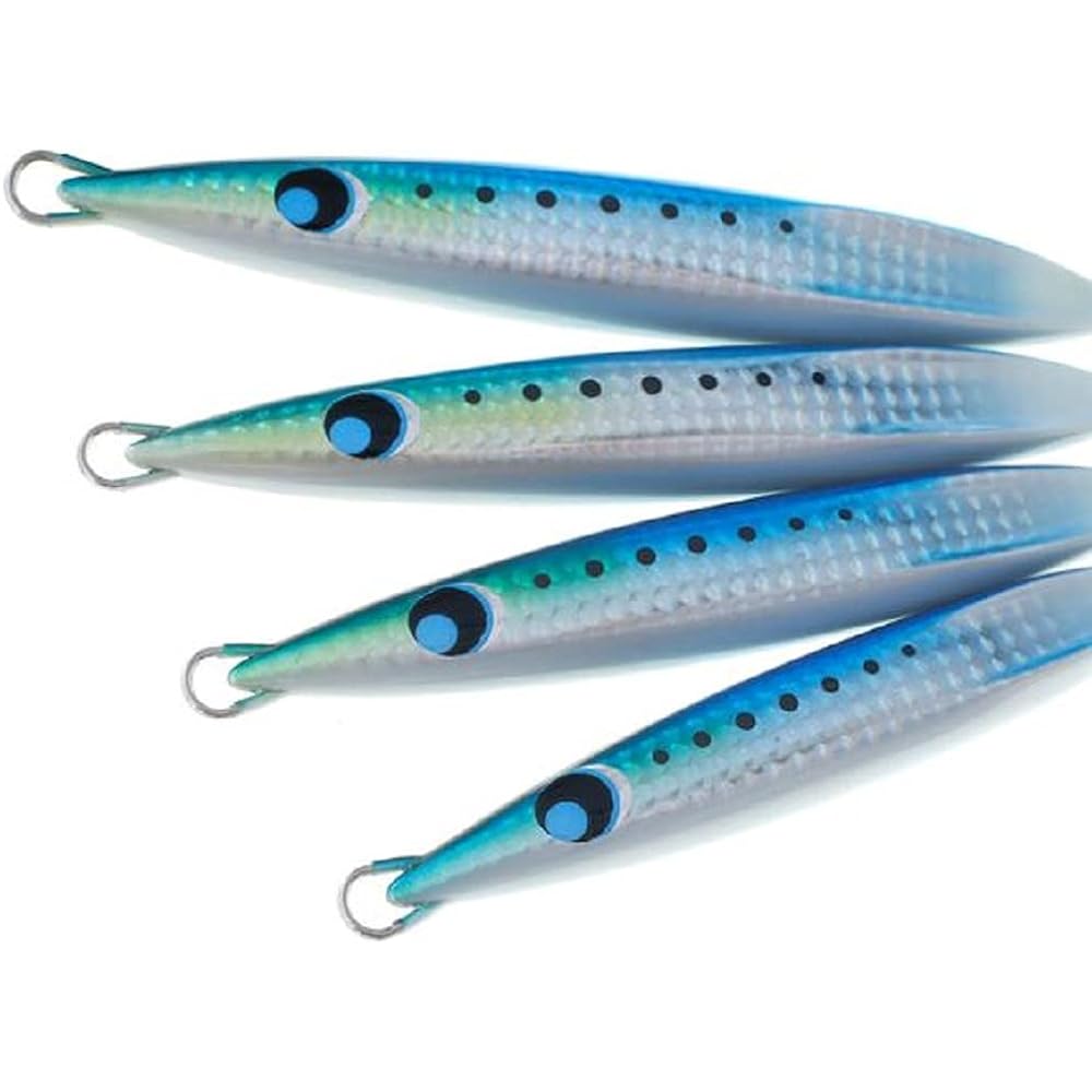 Scale jig short 150g #223G small scale pearl edge/glow dip