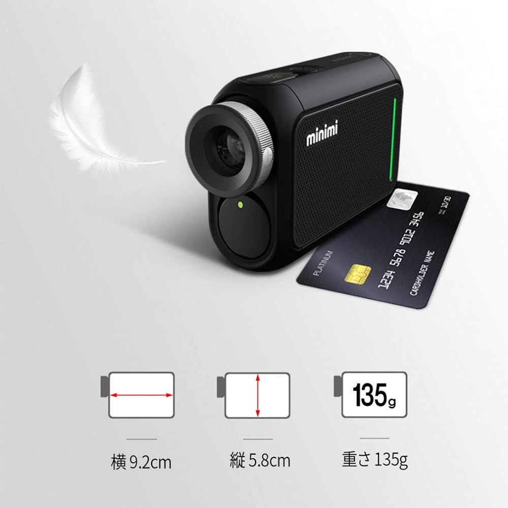 [GOLFZON Japan] Laser distance measuring device for golf Caddy Talk minimi/Caddy Talk minimi