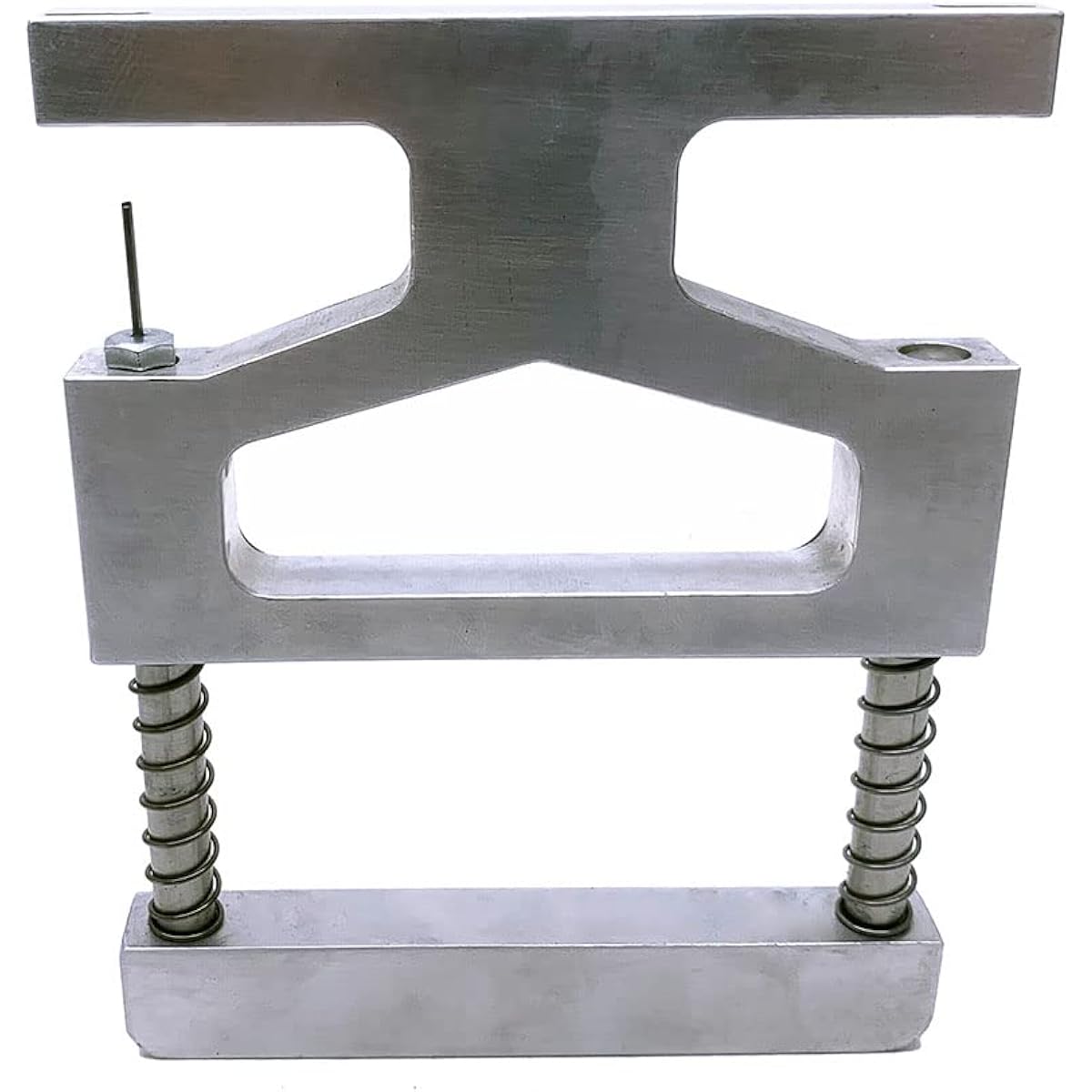 Jiayouy Spring Loaded Piano Center Pin Removal/Extraction Tool Piano Tuning Tool Silver - 5.3 x 4.2 inches