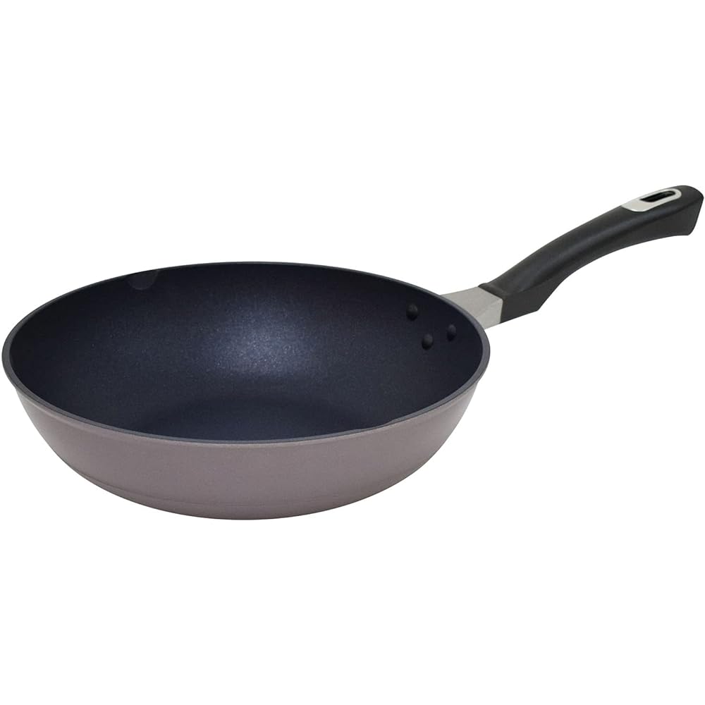 Urushiyama Metal Industry Made in Japan Deep Frying Pan 22cm UMIC Majesta - IH PFOA Free