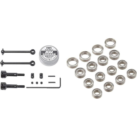 Tamiya OP792 Assembly U Shaft TT-01 / TA04 & Hop-Up Options No.1476 OP.1476 TT-02 Full Bearing Set 54476 [Buy Set]