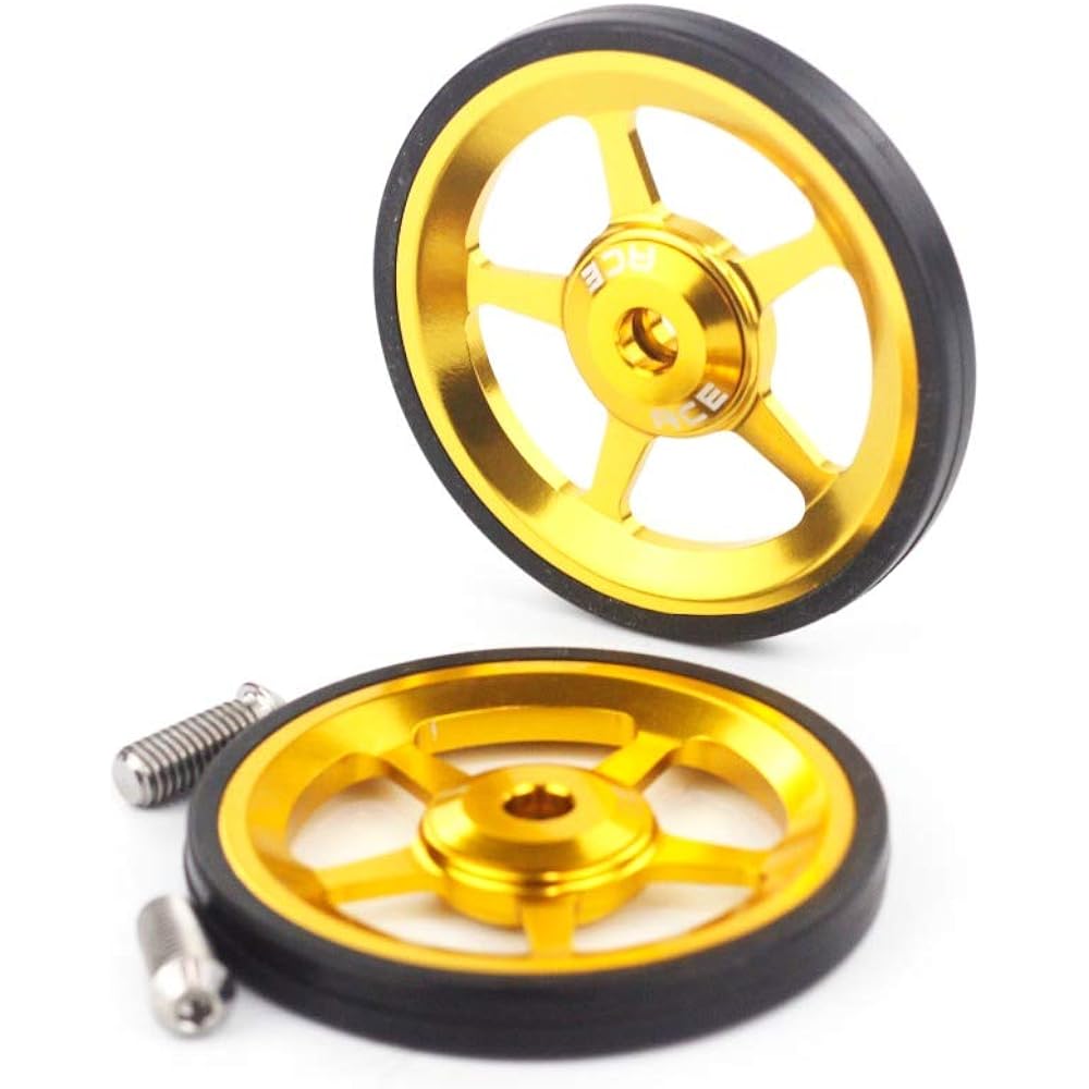 Aceoffix Easy Wheel Easywheel Bicycle Parts for Folding Bikes