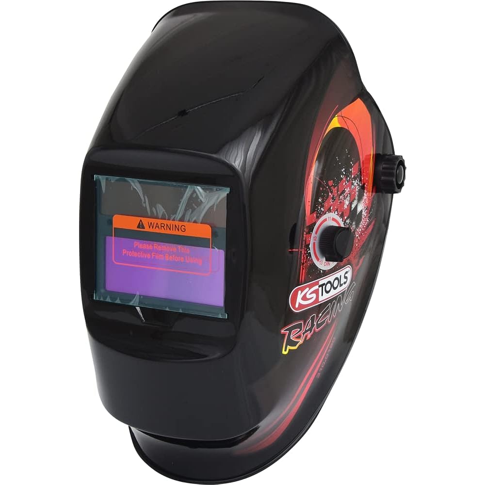KS TOOLS Welders Protective Helmet Racing Design 310.0180