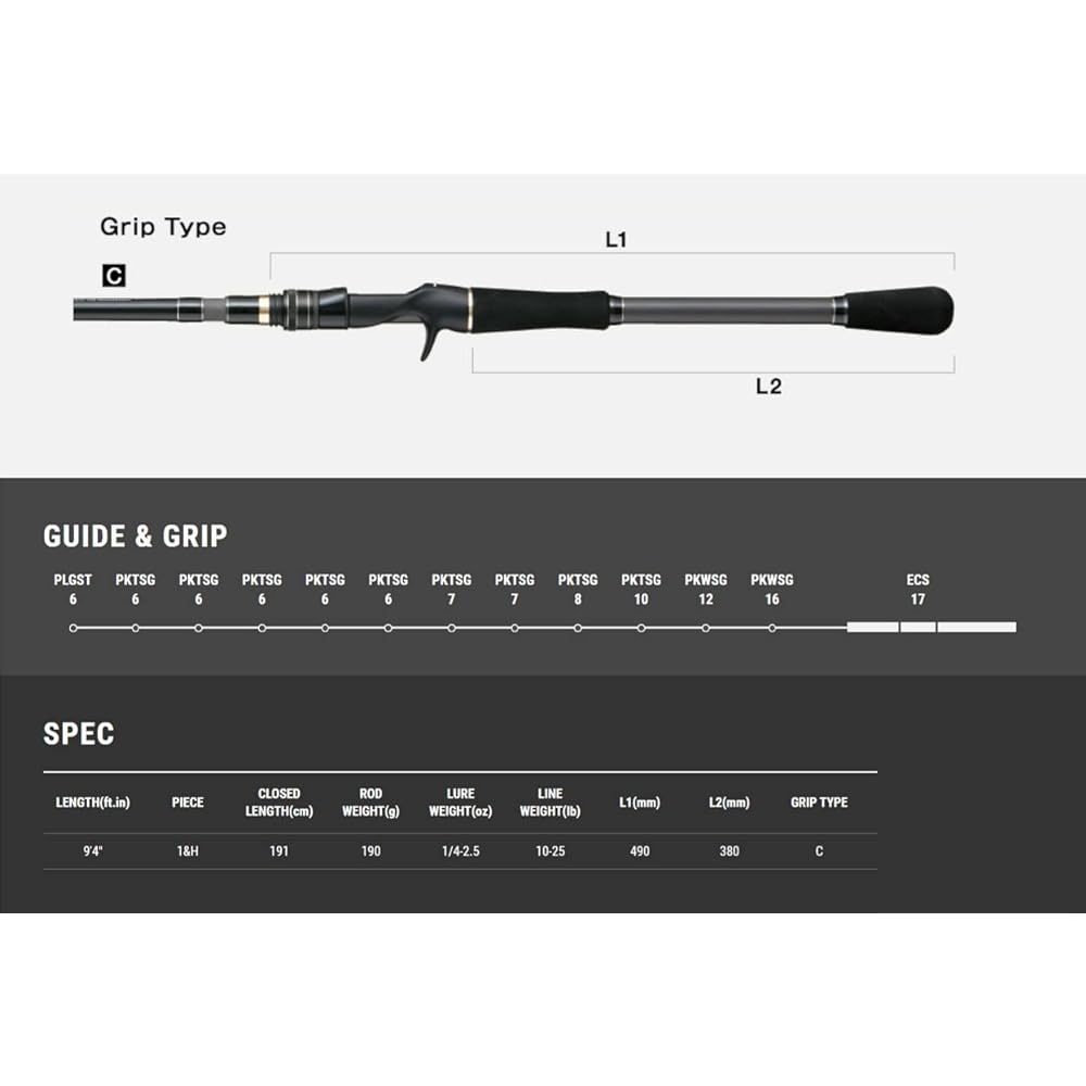 Tailwalk Rod Full Range C94XH