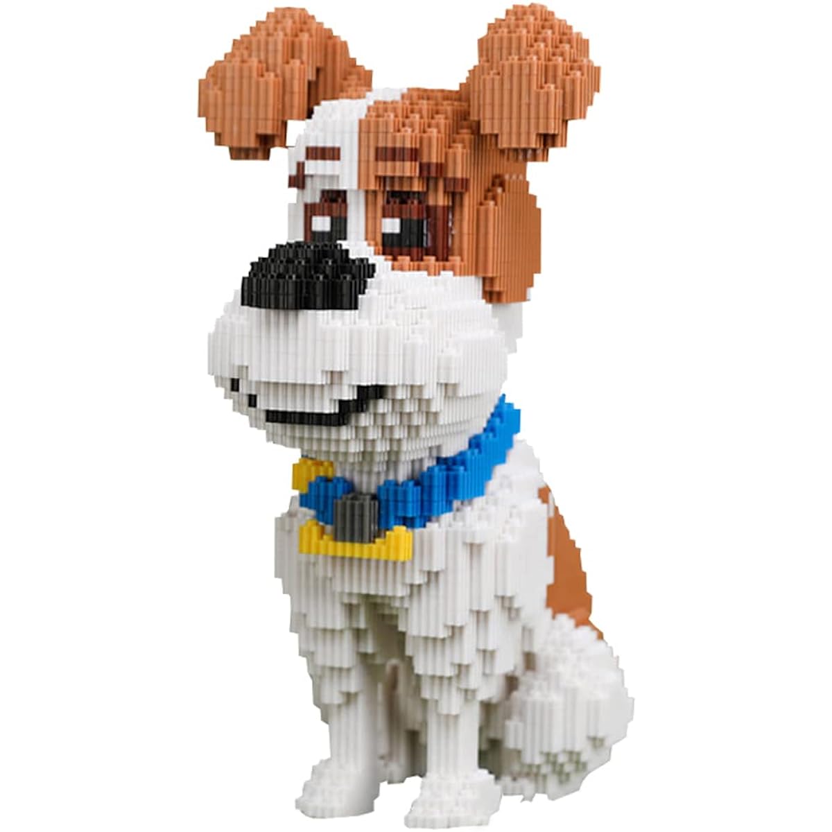 ISeeSee Micro Mini Blocks Dog Building Animal Set DIY 3D Building Toy Bricks for Kids or Adults Mike Dog (Large) 4780 Pieces