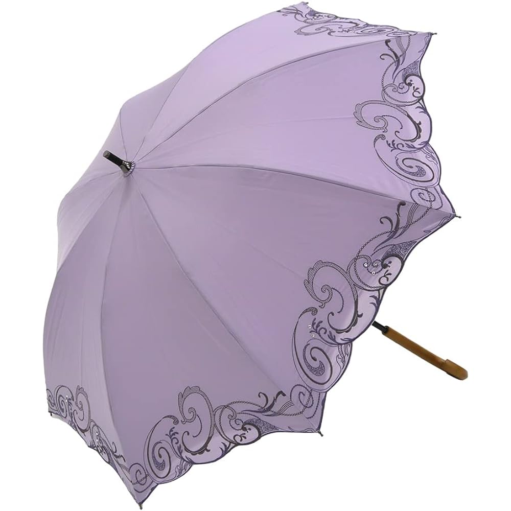 [Chinoiserie Modern] Parasol, Short Parasol, For Both Sunny and Rainy Days, Class 1 Shading, Heat Shielding, UV Protection, Actress Parasol, Covered, Cool