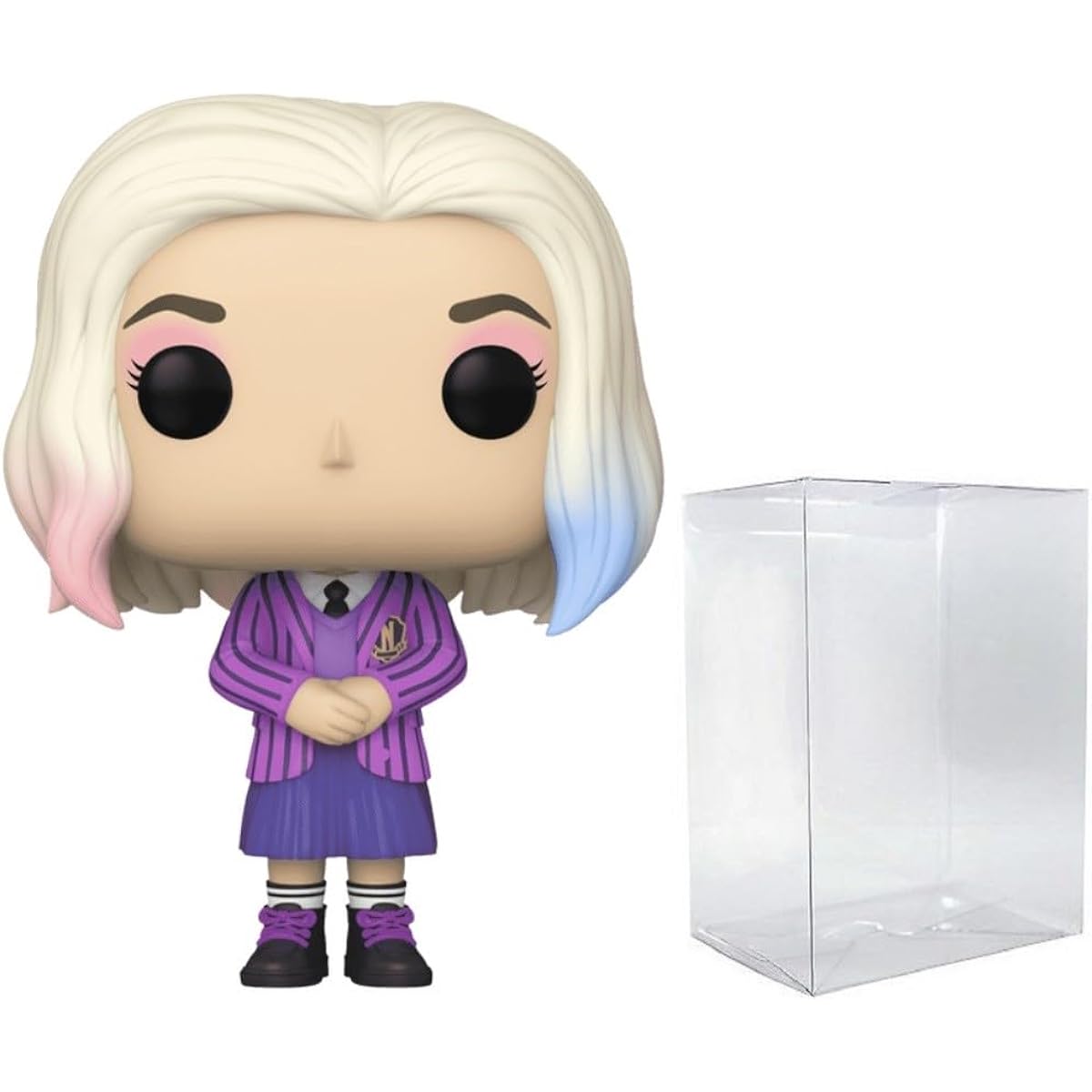 POP TV: Wednesday - Enid Sinclair Limited Edition Funko Vinyl Figure (with compatible box protector case), Multicolor, 9.5 cm, STL243155