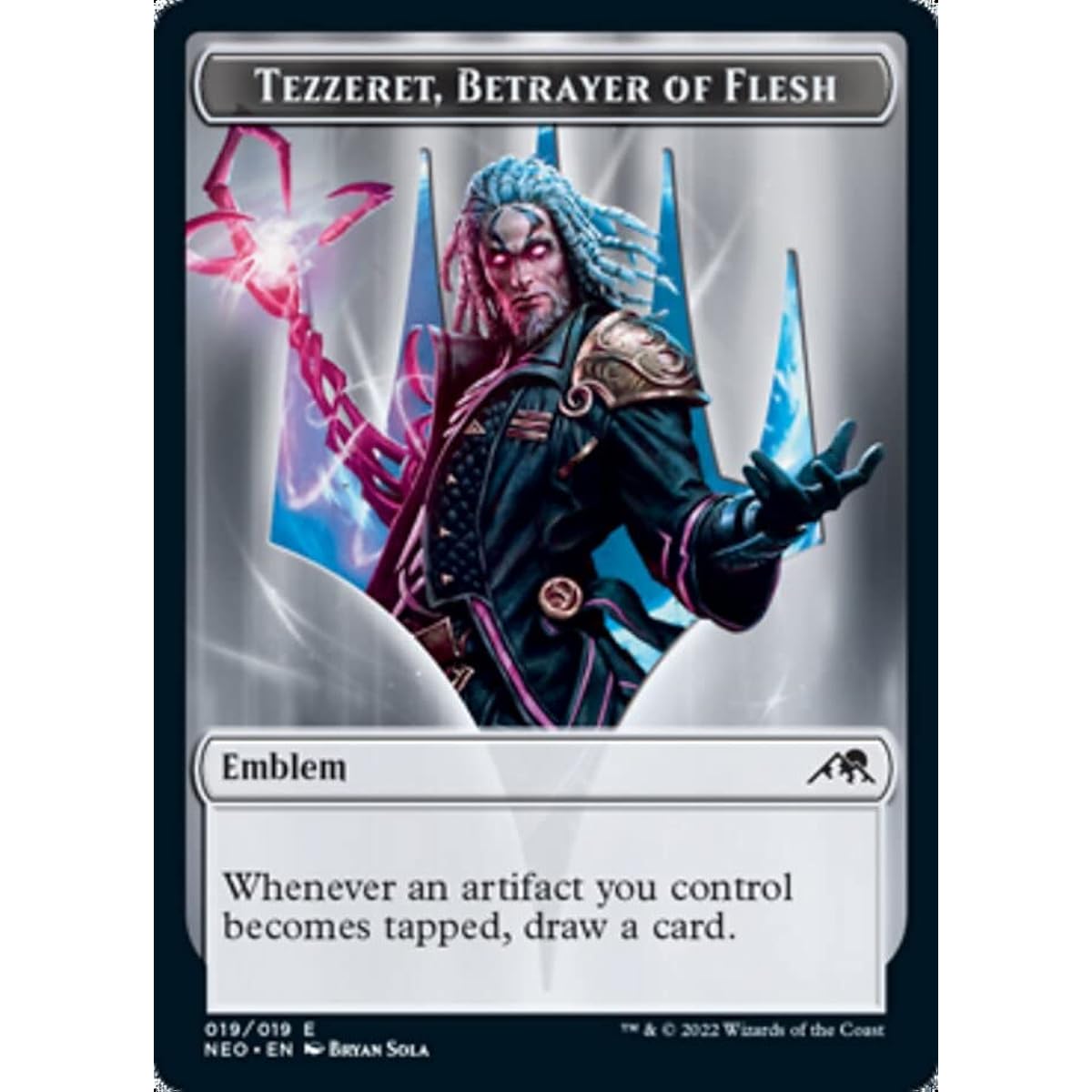 Magic: The Gathering - Tetzeret, Traitor of the Flesh Emblem Token (019) - Kamikawa: Neon Dynasty