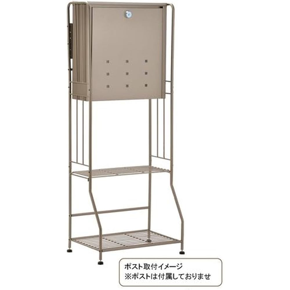 Green Life Post Stand Large Post Stand Simple Design Just Place It Titanium Gray 35.5 x 123.0 x 49.5cm OPS-02MD(TGY)