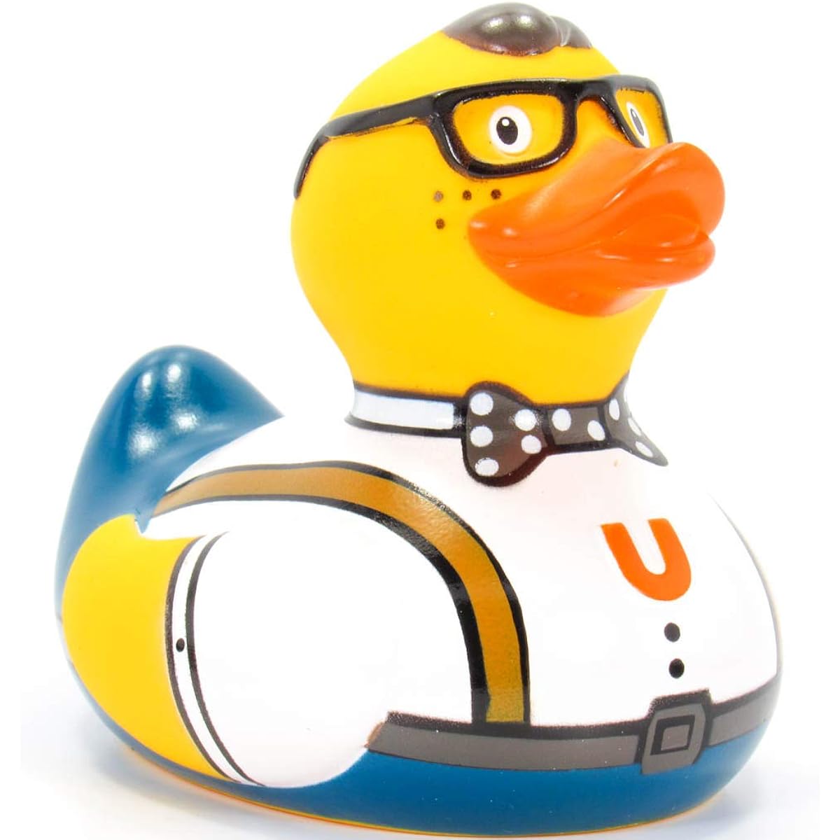 Bud Ducks Nerd Rubber Duck | Elegant gift packaging - "Geek chic!" | Child safe | Collectible