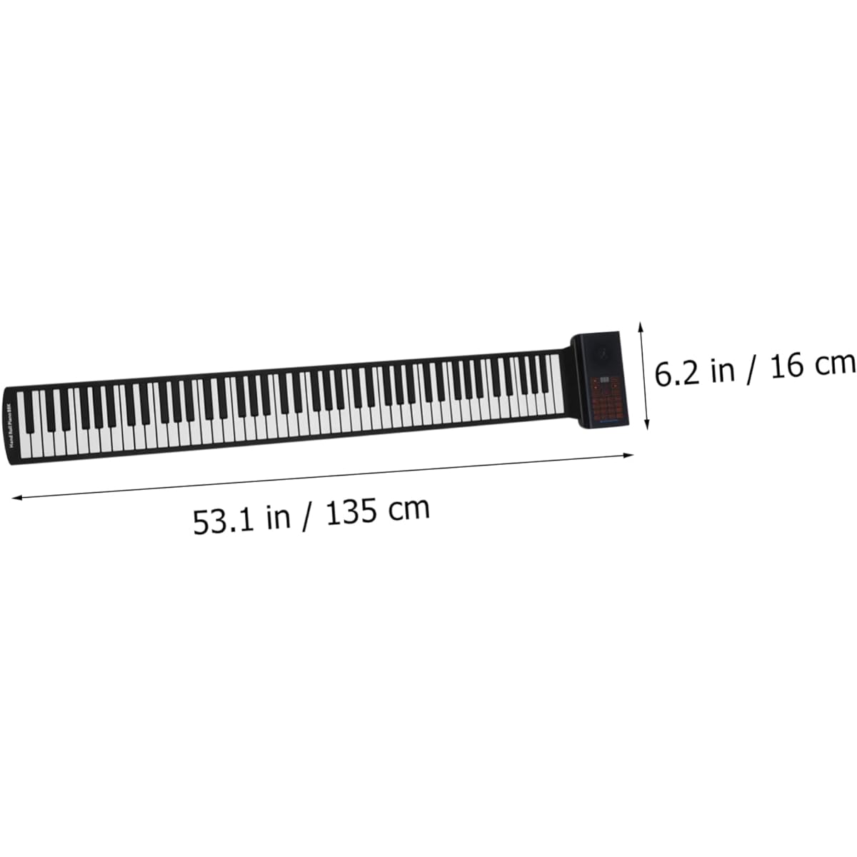VINTORKY 88 Roll Piano Keyboard Piano Keyboard Piano Musical Portable Piano Silicon Keyboard Piano Silica Gel Piano