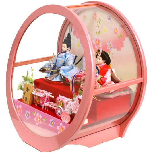 [Hina Doll] Masamasa Sakura, Awarded the Minister of Economy, Trade and Industry Prize, "Ohina Madoka" Acrylic case decoration (32216)