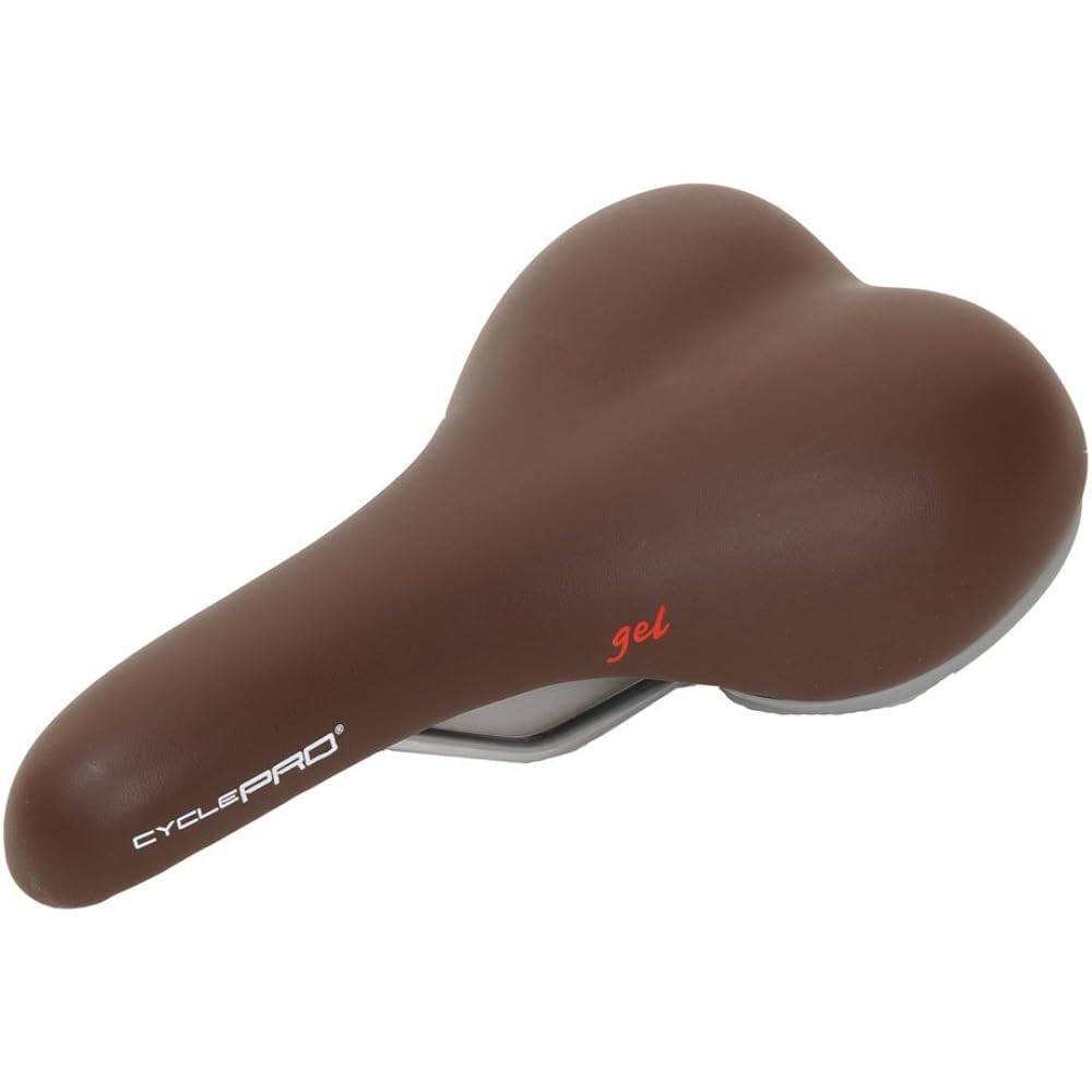CYCLE PRO Bicycle Saddle with Gel Comfort Cushioning 480g Steel Rail Road Mountain MTB Cross Bike CP-SD3110