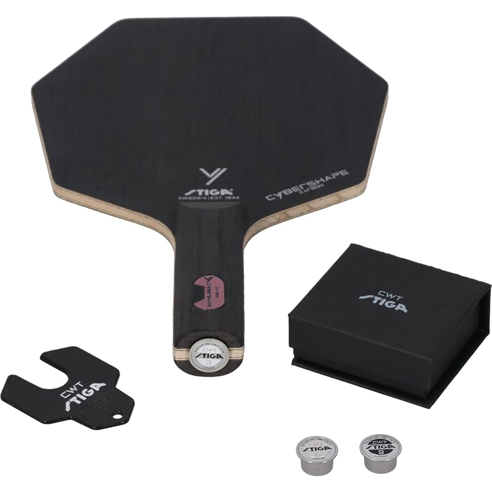 STIGA Table Tennis Hexagonal Racket Cyber Shape Carbon CWT