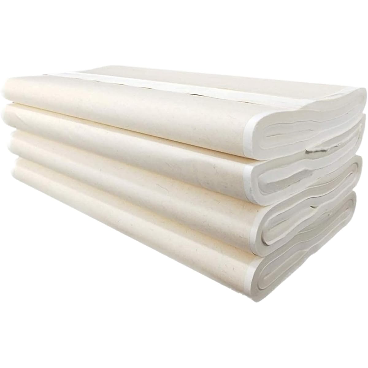 MEGREZ Sino-Japanese Calligraphy Practice Book | Sumi-e | Brown Rice Paper Thickened (No Grid) 100 Sheets/Set - 34 x 68 cm (13.38 x 27.77 inches), Seigen