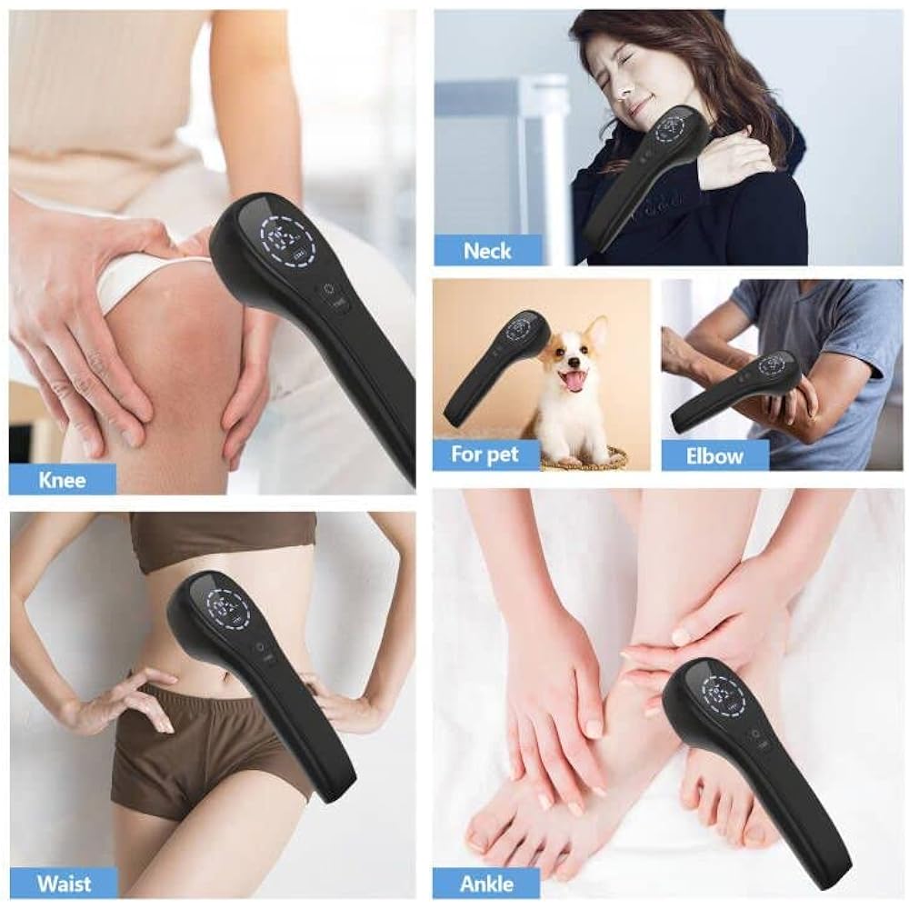 Super riser home use lllt red light 2*808nm 12*650nm for neck, shoulders, knees, hands, for whole body, birthday gift, Christmas present