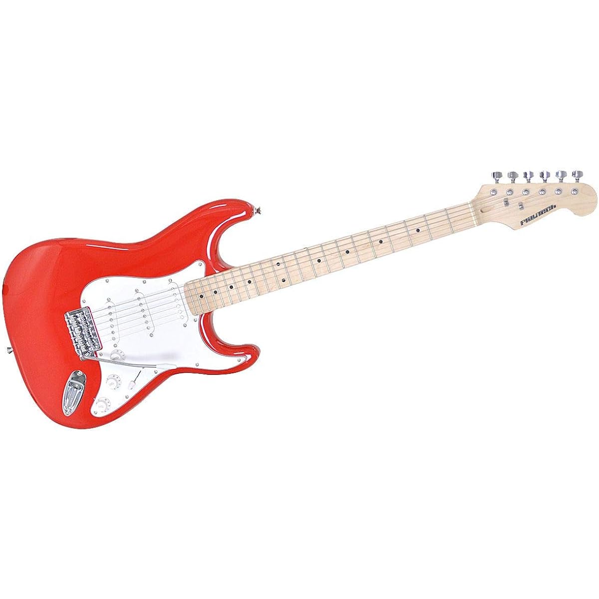 PLAYTECH Electric Guitar ST250 Maple Red
