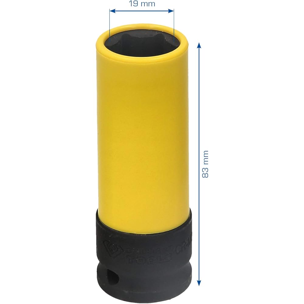KS Tools 1/2" Impact Socket for Aluminum Rim 19mm BT691007
