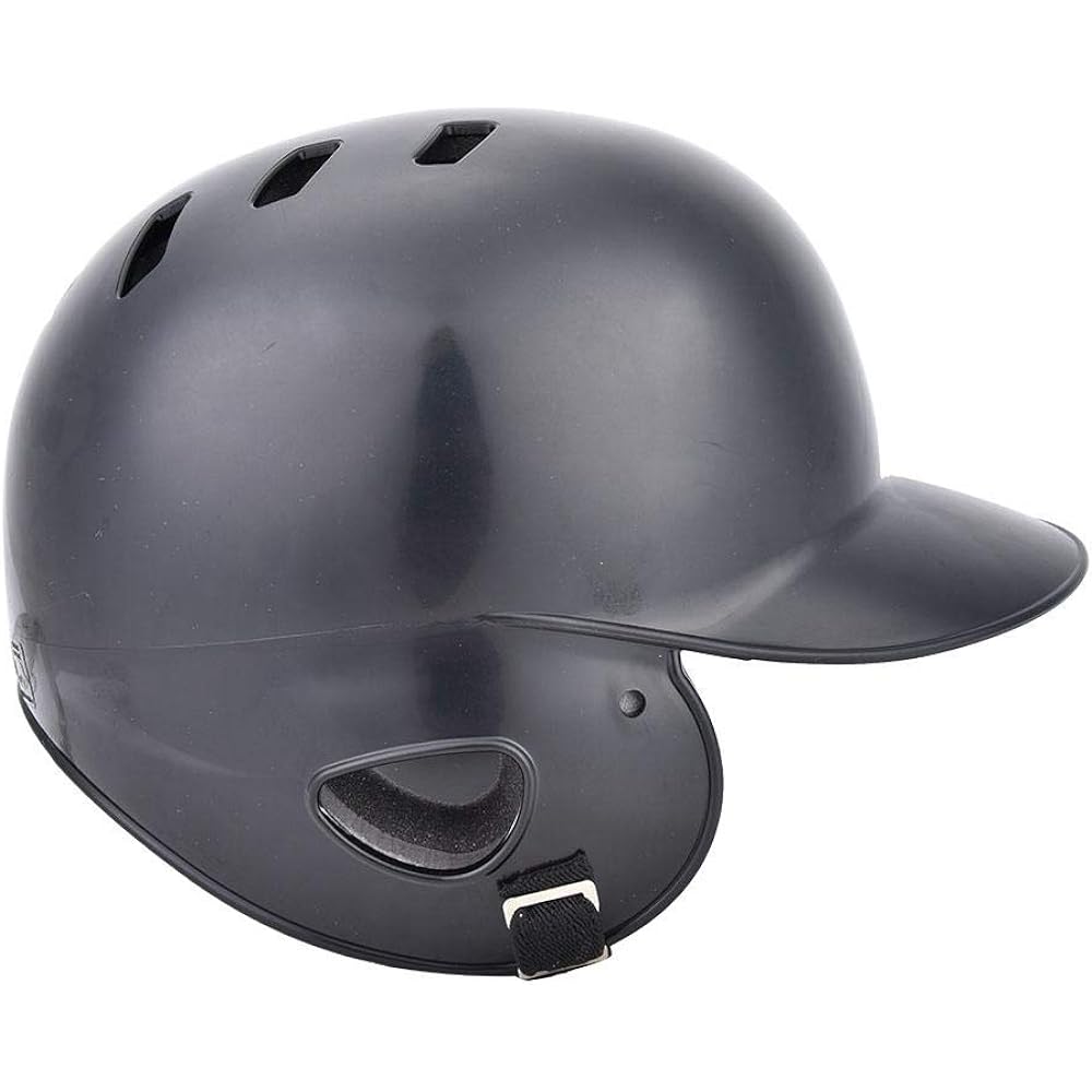 Baseball Batting Helmet, Sports Batting Helmet, ABS Black/Red/Blue with Sponge Batting Protective for Baseball Sports. Teenager (black) for adult children