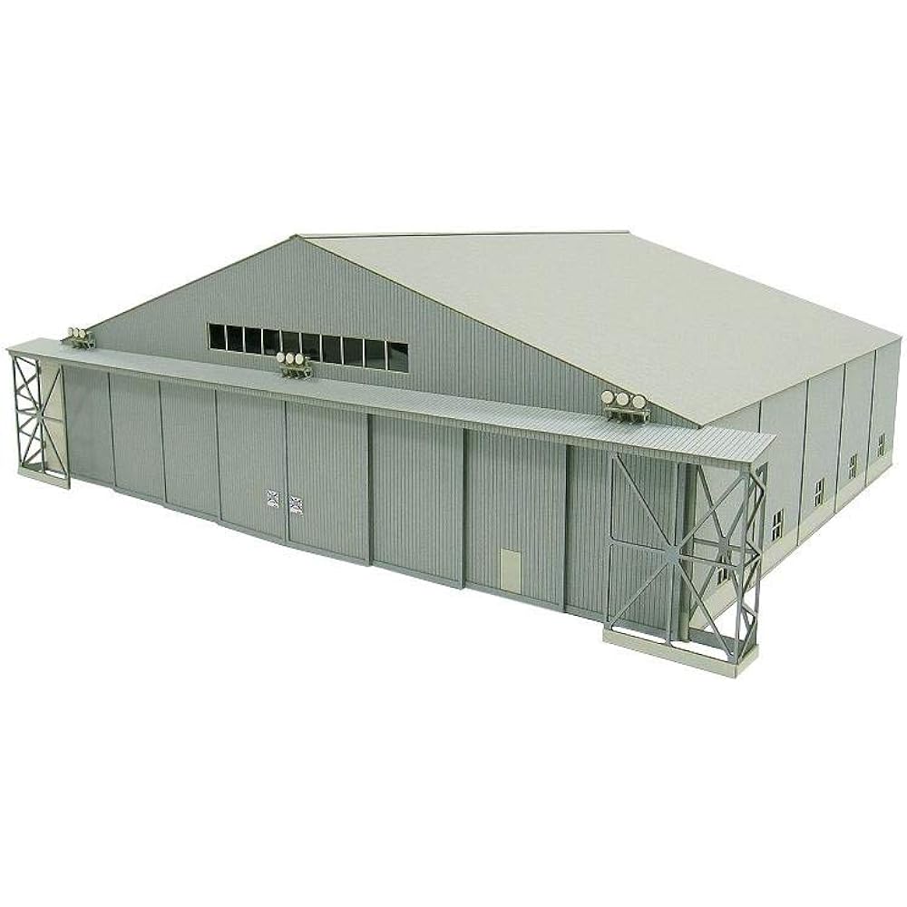 Sankei 1/144 Aviation Scene Series Aircraft Maintenance Hangar MK08-07 Paper Craft