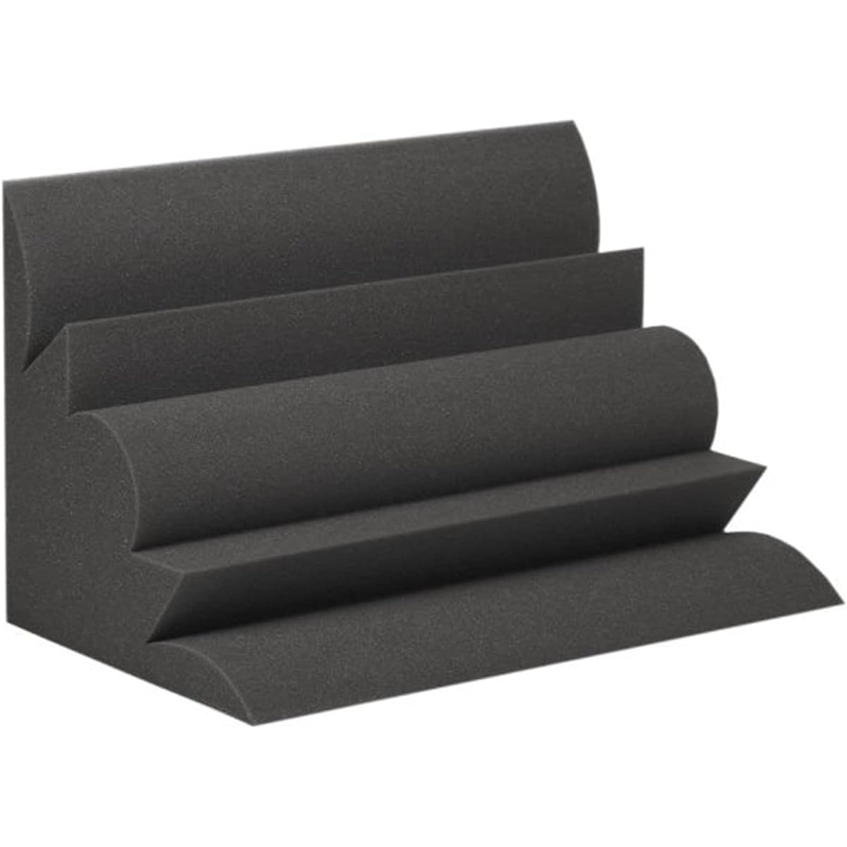 Black Bass Trap Soundproofing Foam, Soundproof Padding Panels Noise Damping Wall Panel Set Acoustic Treatment Panels for Game Room or Home Studio (Black 1 Set) (Black 30*30*50CM)