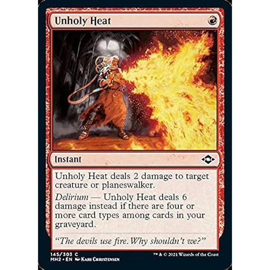 Magic: The Gathering - Unholy Heat (145) - Modern Horizons 2