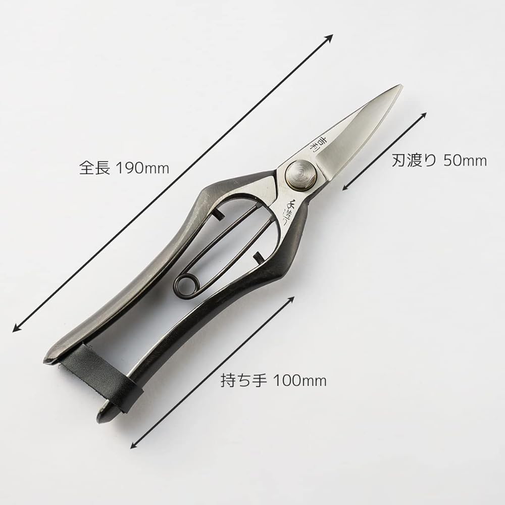 Geely bud pruning shears, handmade, pruning shears, made in Japan, made in Sanjo, Niigata Prefecture, high quality, professional specification, for cutting buds of twigs, garden trees, and fruit trees.