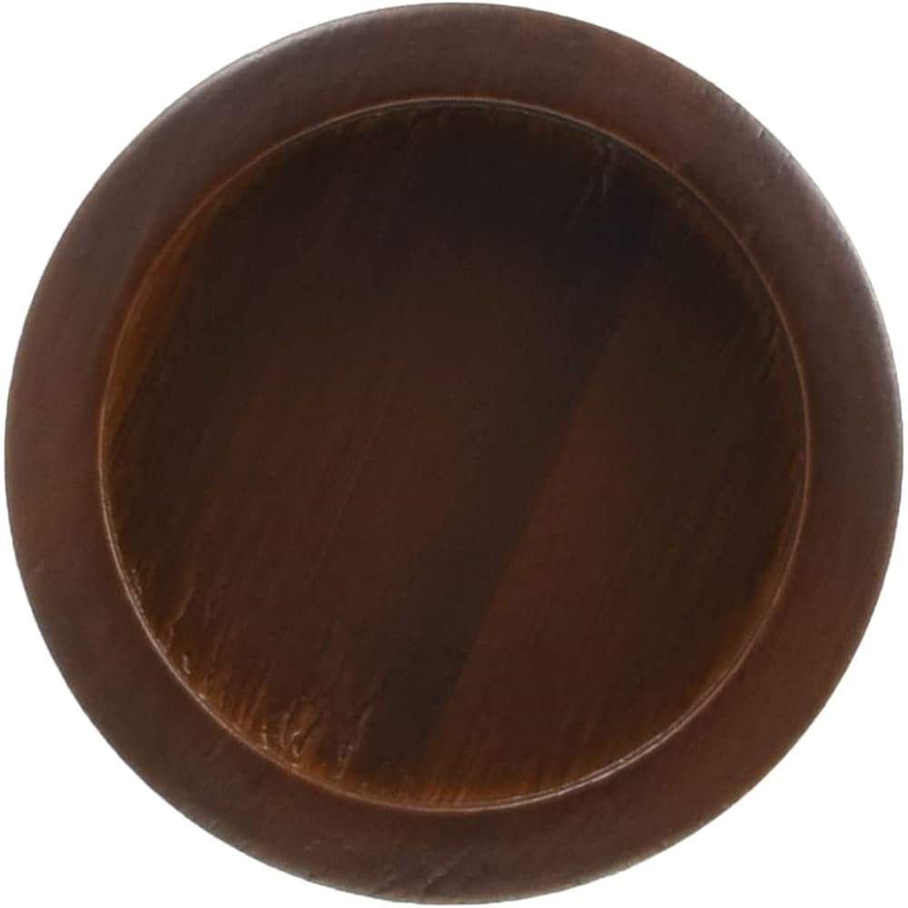 Bidoor PW-236 Dyed bamboo two-sun round walnut dyed large size 20 pieces