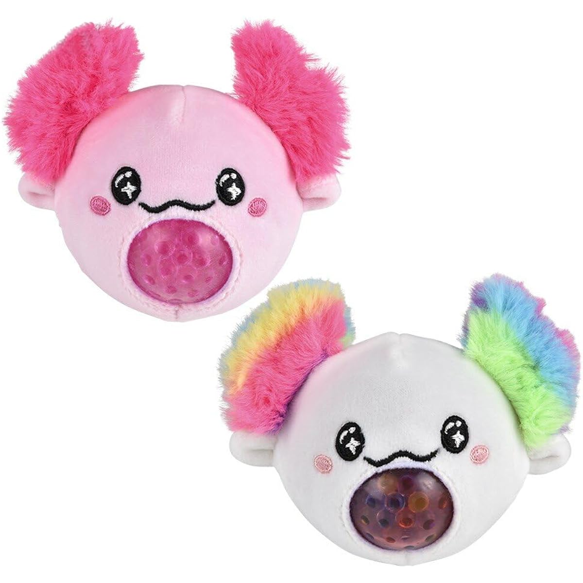 Sensory Fidget Stress Relief Axolotl Toy (Stuffed Bead Ball)