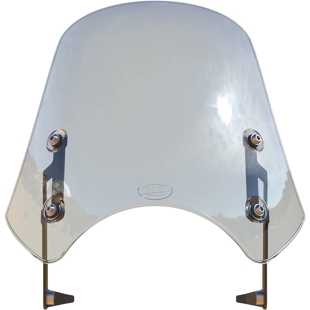 Dart Marlin Flyscreen (Light Tint) Motorcycle Windshield Compatible with Triumph Street Twin (up to 2021)