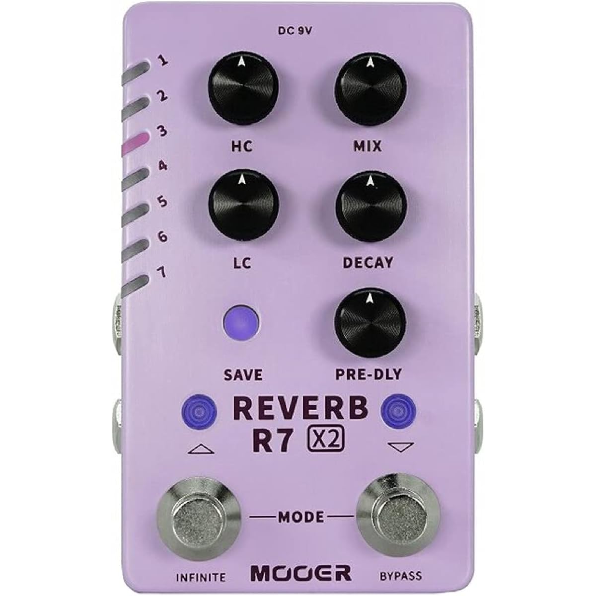 Mooer R7 X2 REVERB Reverb Guitar Effector