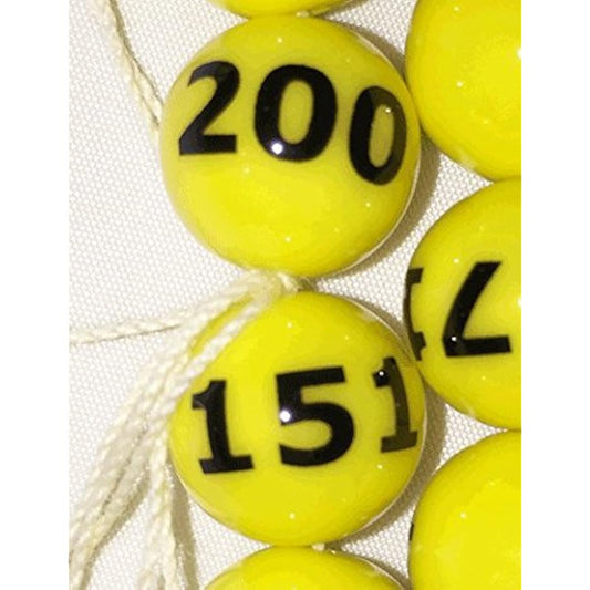 Printing [Numbered lottery balls, yellow (151-200), set of 50] Garapon lottery machines, lottery balls for lottery machines, lottery balls for Garapon lottery machines, lottery balls for Garagara lottery machines, Japan VCS Co., Ltd. nationwide