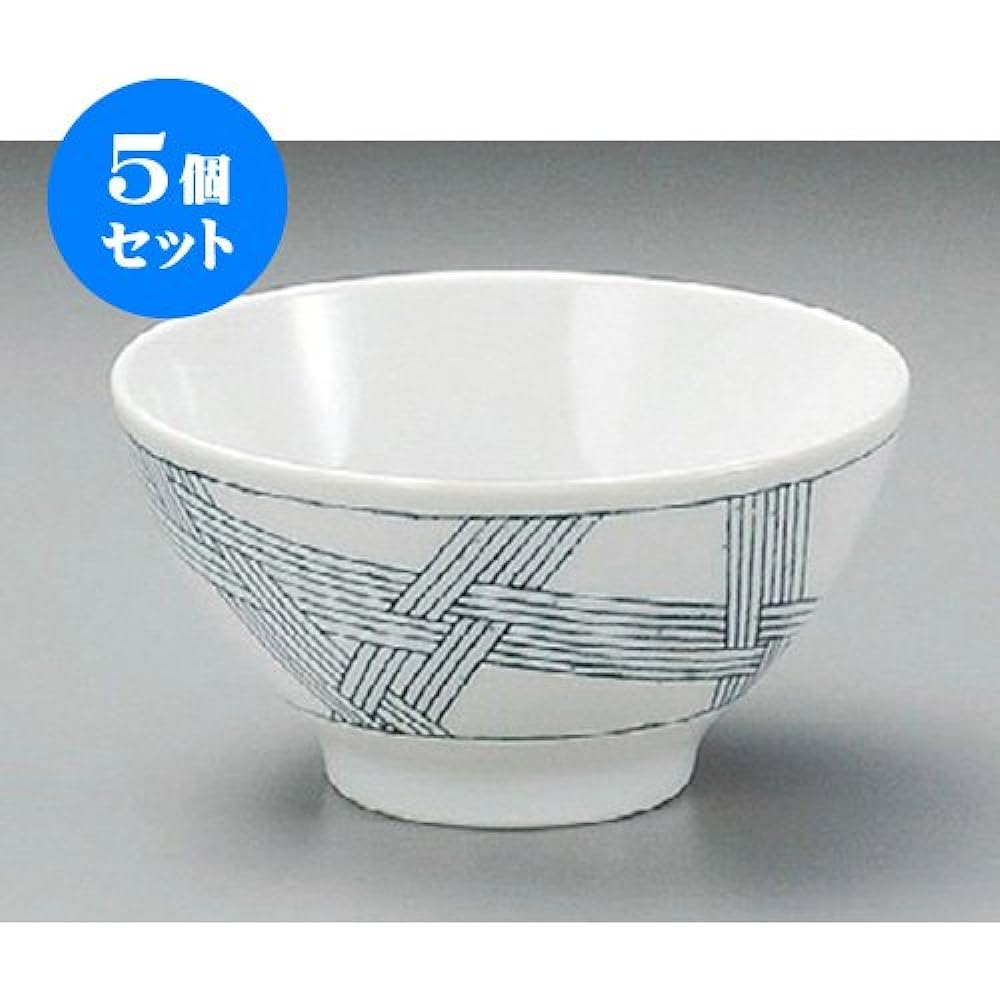 Set of 10 Bowls (single item) Medium Ito Tsumugi Woven Craft Ball L [170 x 90mm] Japanese Tableware Udon Soba Restaurant Ramen Commercial Use