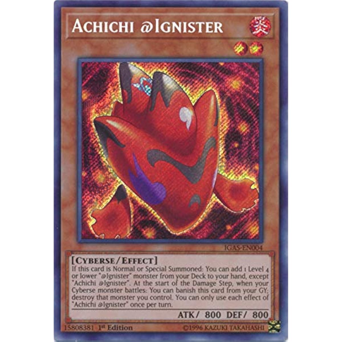 Atichi @Ignister - IGAS-EN004 - Secret Rare - First Edition