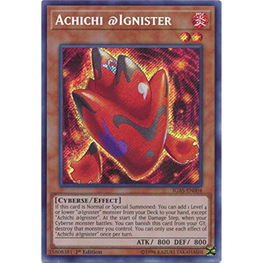Atichi @Ignister - IGAS-EN004 - Secret Rare - First Edition