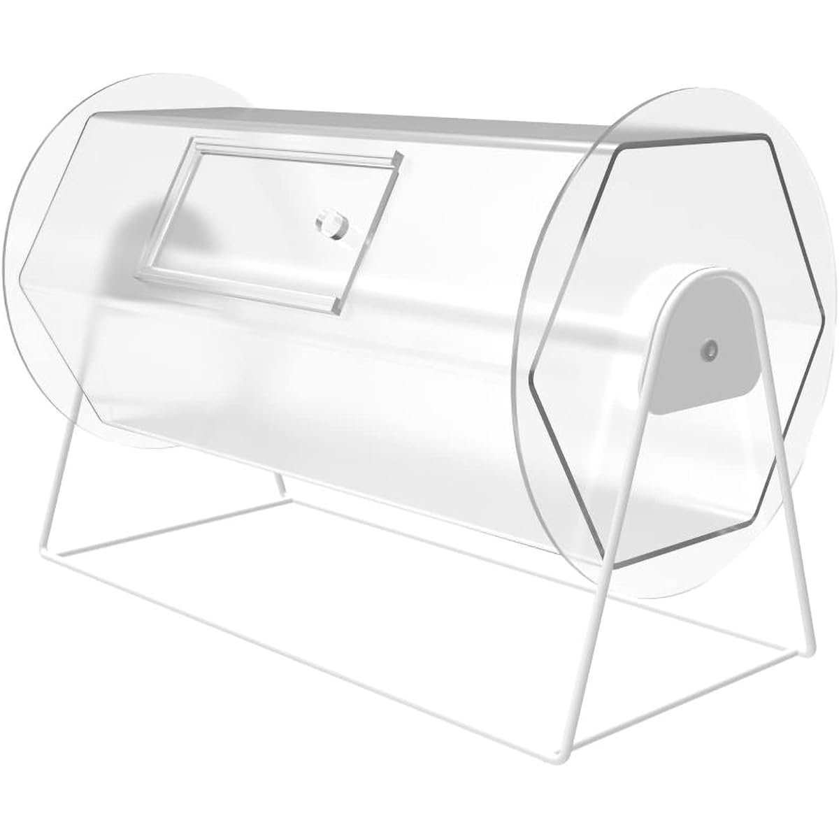 Fixture Displays Raffle Drawing Drum Lock and Key w/ Clear Ghost Acrylic 13029 13029