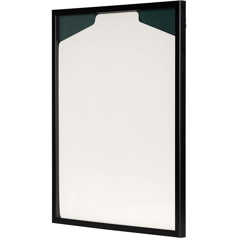 Kenko Picture Frame T-shirt & Uniform Display Frame, Black, Live T-shirt/Sports Uniform, Can be stored up to 10mm thick, Hanger mount and hanging string included 504499
