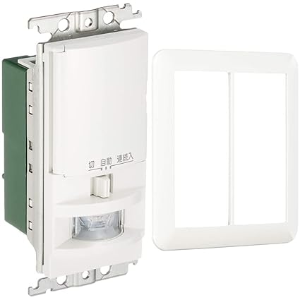 Panasonic Wall-mounted automatic switch with heat ray sensor No main device/switch space White WTK1411WK