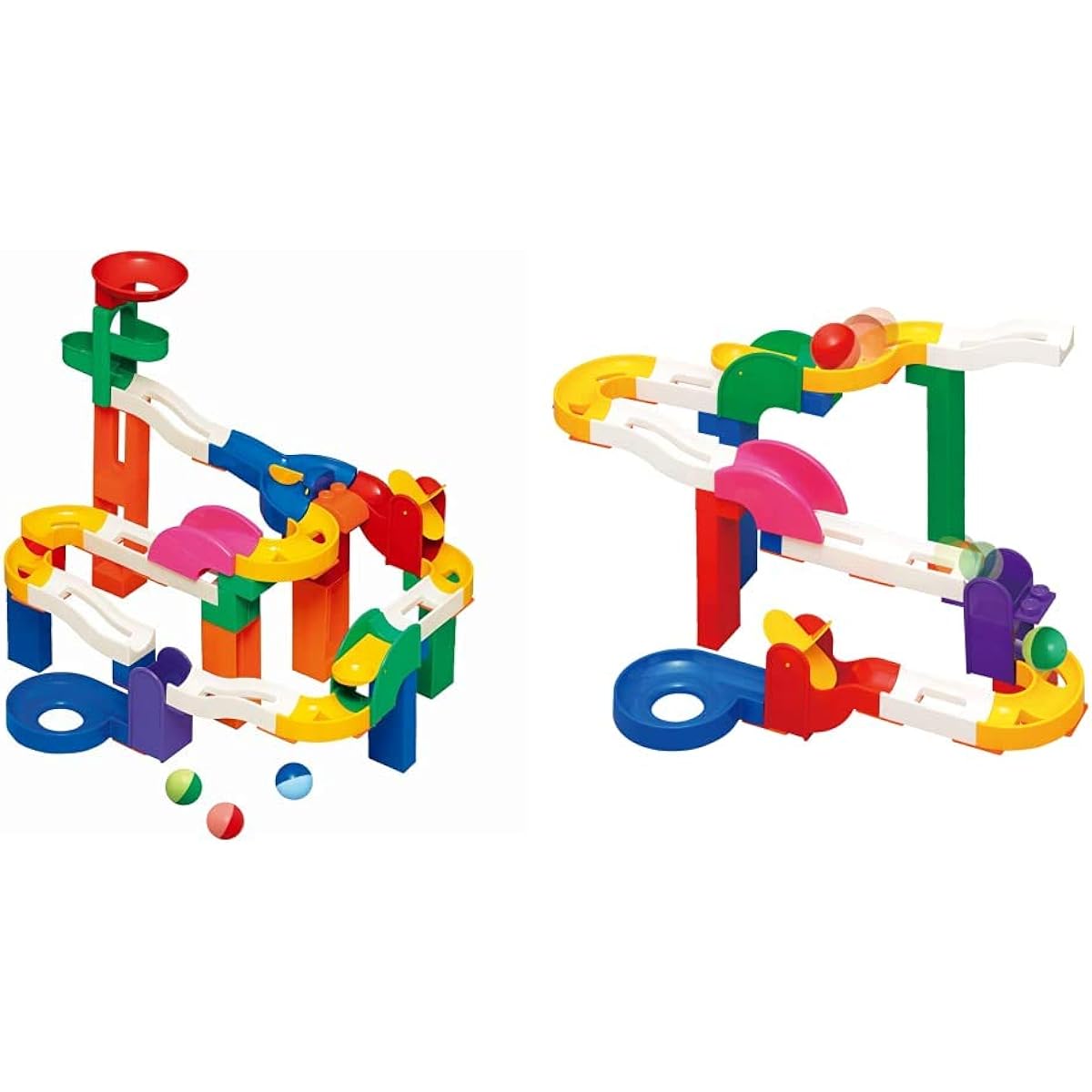 Royal Rolling Coaster DX & Rolling Coaster (L) [Set Purchase] (Educational Toys/Finger Play/Development) Toys Block Play Rolling Play (Large Parts/Ball Coaster)