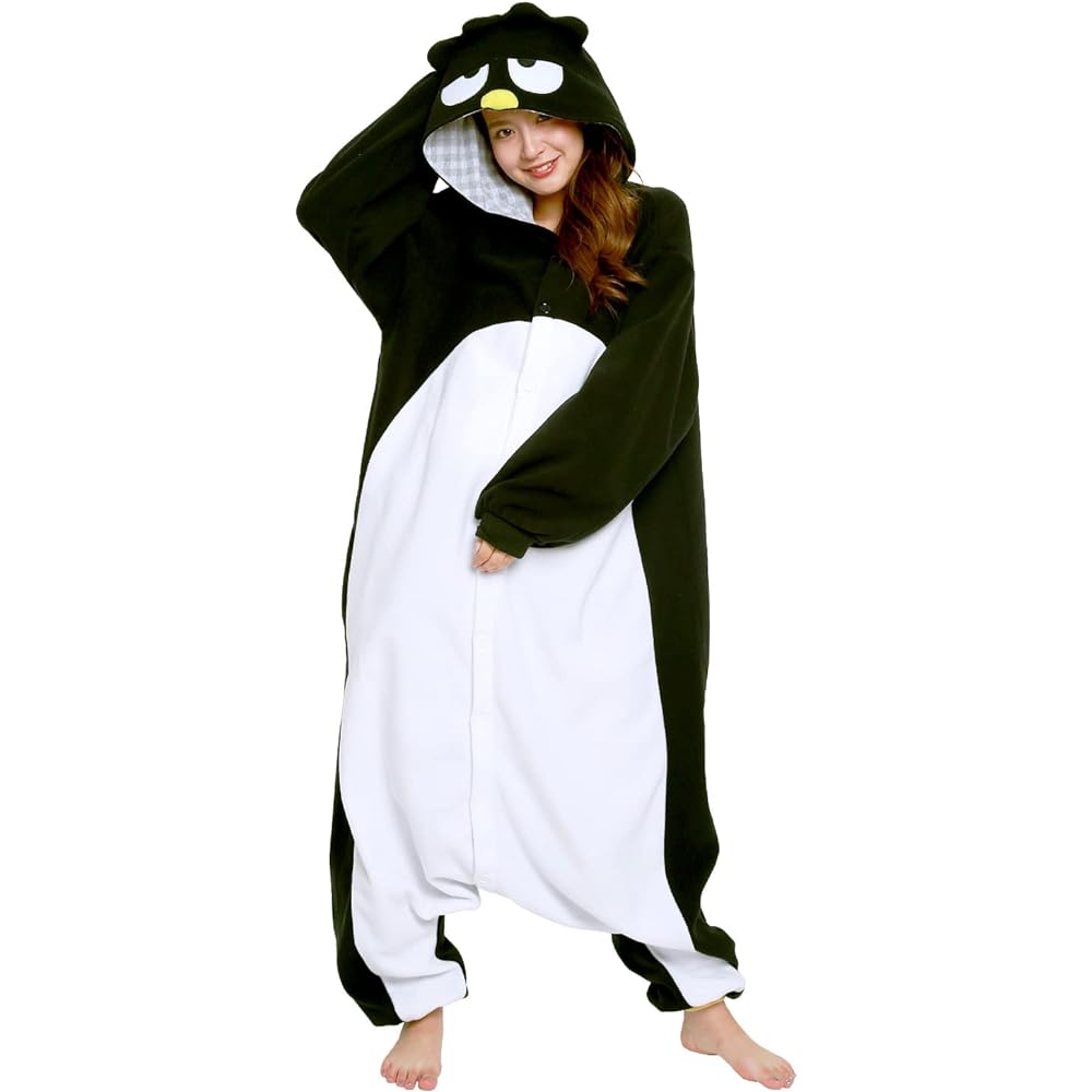 SAZAC Character Fleece Kigurumi One Size Fits Most Sanrio Bat Batsumaru