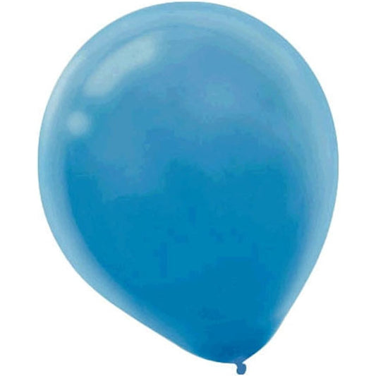 Amscan Cool Latex Balloons (25 Count), 9", Powder Blue