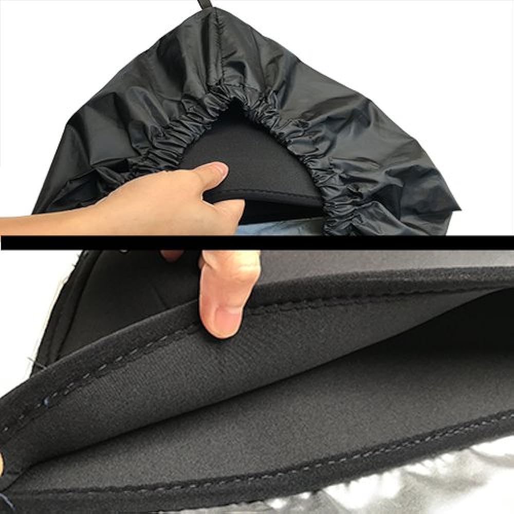 Funktion Surfboard Cover for Shortboards Black Nose Guard Reinforced Edition FK-WRAP-ST-BLK-NG