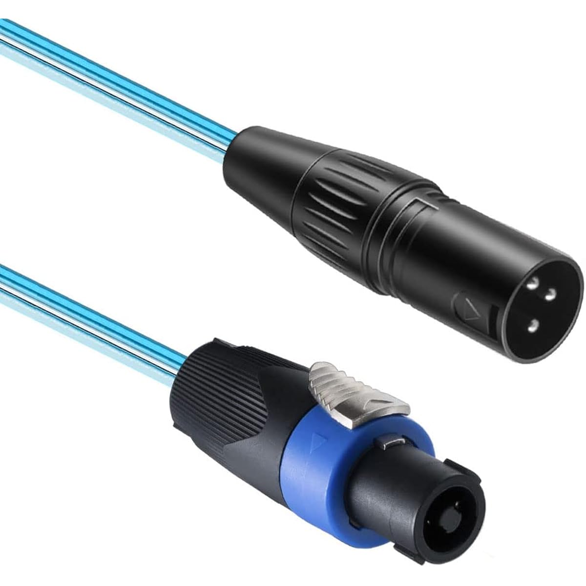 gotor speakon to XLR cable Speaker to XLR male adapter Speaker to XLR male 3 pin speaker cable 3.3 feet (XLR male)